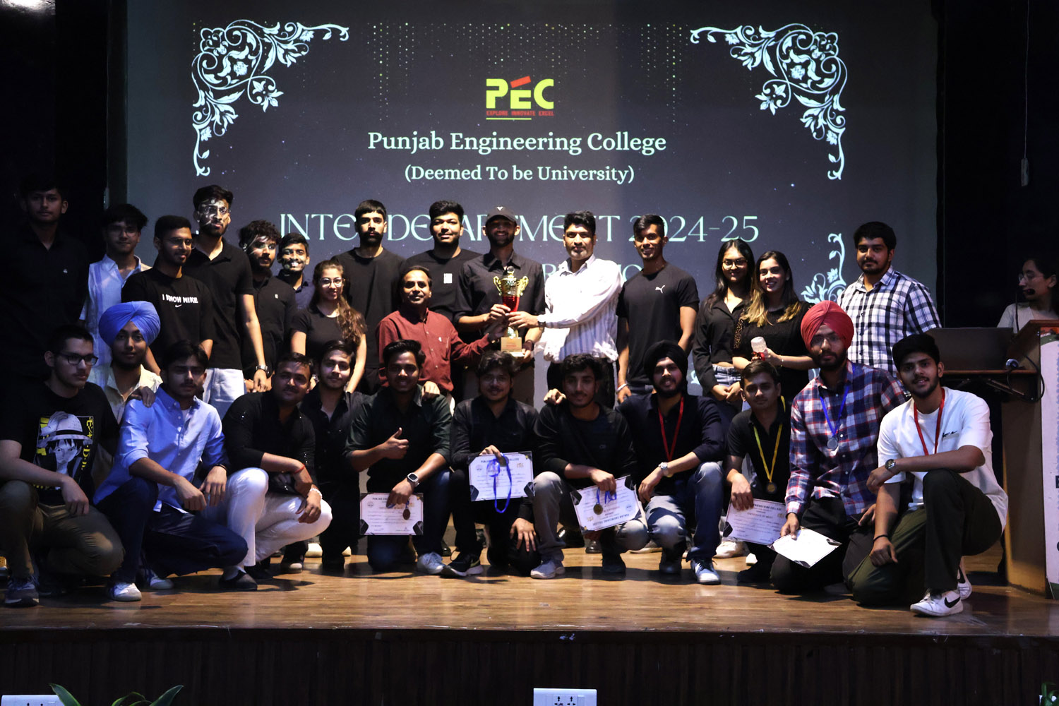 Celebrating Sporting Spirit: PEC Hosts Inter Department Sports Tournament 2024–25 Award Ceremony